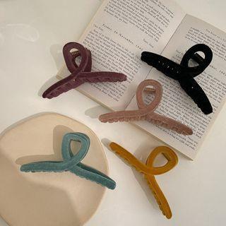 Faux Suede Hair Clamp