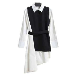 Set: Plain Shirtdress + Plain Tank