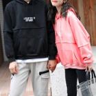 Couple Matching Lettering Hoodie / Harem Pants