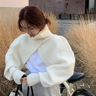 Turtleneck Slitted Sweater