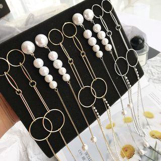 Faux Pearl One-piece Earring (various Designs)