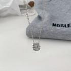 Pendant Alloy Necklace 01 - Silver - One Size