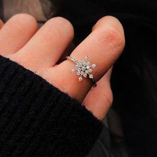 Snowflake Ring As Shown In Figure - One Size
