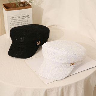 Letter M Lace Cap