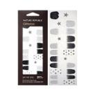 Nature Republic - Glitterpia Gel Nail Strip (6 Types) Leather Fit Star
