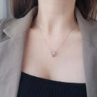 Bear Pendant Necklace 1 Pc - Bear Pendant Necklace - Gold & Silver - One Size