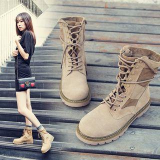 Panel Mid-calf Boots