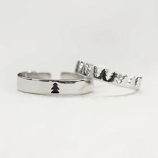 925 Sterling Silver Tree Open Ring