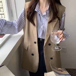 Plain Vest / Shirt / Mock-neck Top