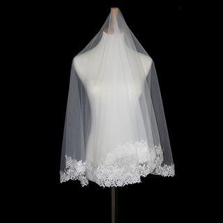 Crochet Hem Wedding Veil