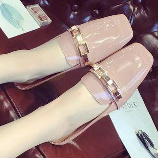 Low Heel Loafer Mules