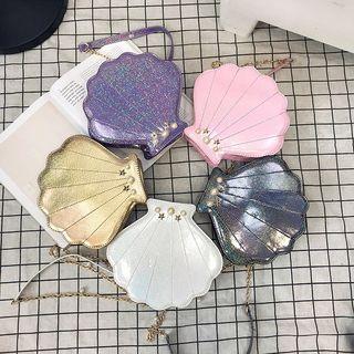 Glitter Shell Cross Bag