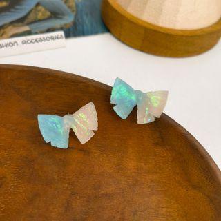Bow Gradient Resin Earring