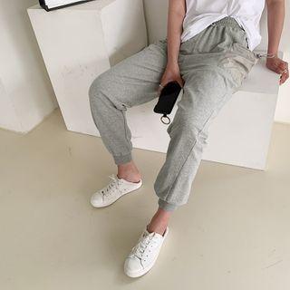 Drawcord-pocket Jogger Sweatpants