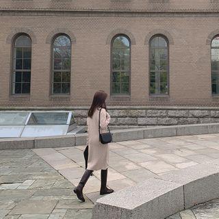 Cashmere Blend Cable-knit Dress