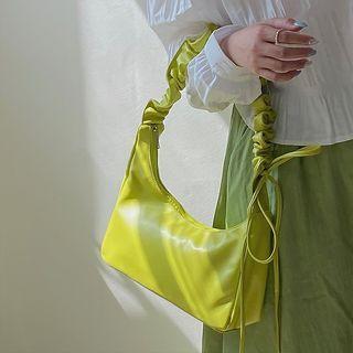 Faux Leather Handbag Fruit Green - One Size