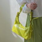 Faux Leather Handbag Fruit Green - One Size