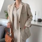 Loose-fit Linen Blazer