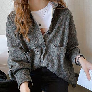 Leopard Shirt Green - One Size