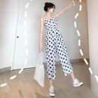 Dot Sleeveless Jumpsuit
