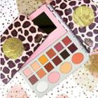 Rude  - Leopardina 12 Eyeshadows + 4 Highlighters, 29.2g 29.2g