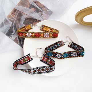Patterned Fabric Choker