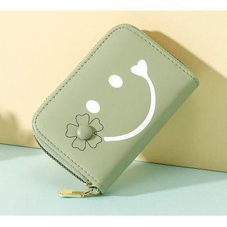 Smiley Face Print Short Wallet