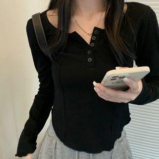 Long-sleeve Henley Top / Pants