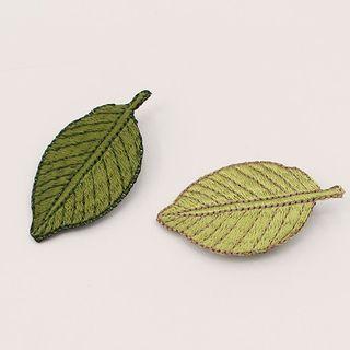 Leaf Fabric Hair Clip