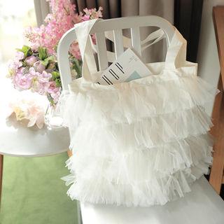 Tiered Lace Shoulder Bag