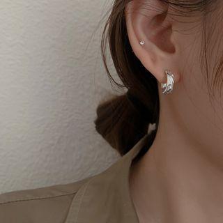 Sterling Silver Sterling Silver Open Hoop Earring