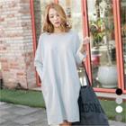 Round-neck Pocket-detail T-shirt Dress