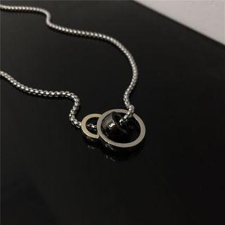 Hoop Chain Necklace As Shown In Figure - One Size