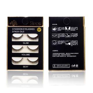 False Eyelashes (3 Pairs) #l12