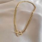 Chain Necklace Xl1529 - Gold - One Size