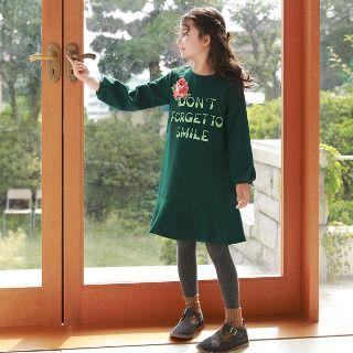 Family Matching Printed Ruffle-hem Tunic
