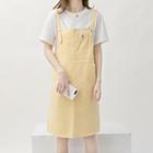 Pocket A-line Pinafore Dress