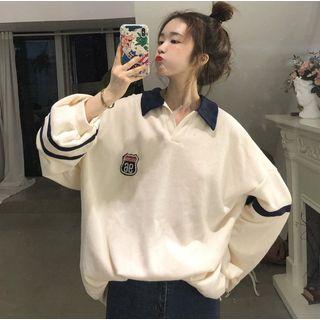 Loose-fit Polo Pullover