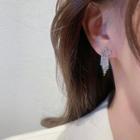 Star Fringed Alloy Earring 1 Piece - S925 Silver - Silver - One Size
