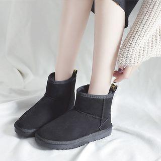 Fleece-lining Ankle Boots