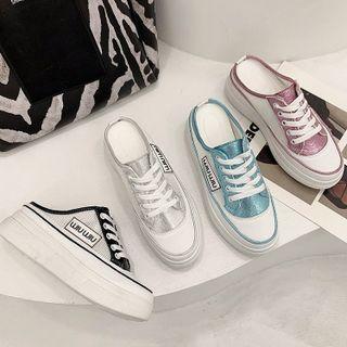Platform Flat Sneaker Mules