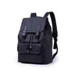 Nylon Buckled Backpack Black - One Size