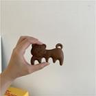 Tiger Wooden Hair Comb Brown - One Size
