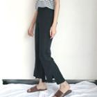 Plain Asymmetric Trousers