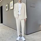 Single-breasted Blazer / Tapered Dress Pants