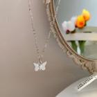 Butterfly Necklace 1 Pc - Necklace - Butterfly - One Size