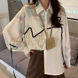 Irregular Paneled Shirt