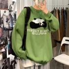 Panda Jacquard Oversize Sweater