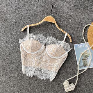 Lace Suspender Top