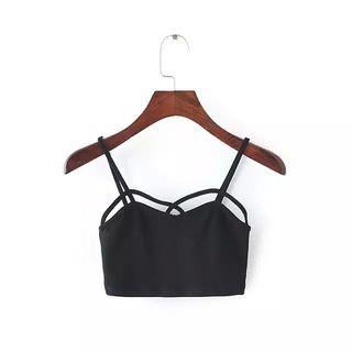 Caged Cropped Camisole Top